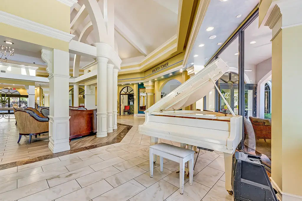 Grand Piano in Lobby